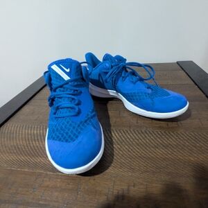 Nike Zoom Hyperspeed Court Shoes - Royal and White